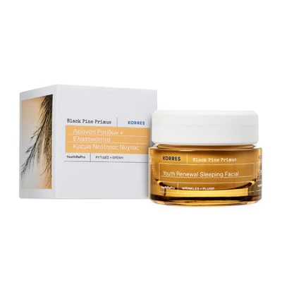KORRES - BLACK PINE PRIMUS (Ανθός Μαύρης Πεύκης) Youth Renewal Sleeping Facial Cream - 40ml